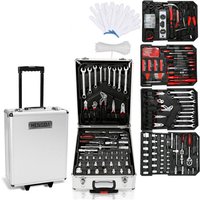 Werkzeugkoffer 1031 tlg. Wergzeug Set Satz Kombizange Rollkoffer Toolbox-Sets - Vingo von VINGO