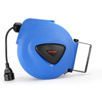 Vingo - swanew 20m kabelaufroller Strom Stromkabel Verlängerungskabel Steckdose Automatik Kabeltrommel mit Stopfunktion für Wandmontage von VINGO