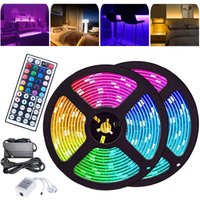 Vingo - swanew 2M led Streifen set , led Strip 30 LEDs, led not wasserdicht(IP20), mit 44 Tasten Fernbedienung von VINGO