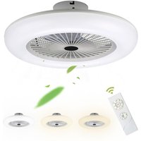 Vingo - swanew Deckenventilator 80w Deckenlampe Fernbedienung Timer Dimmbar led Fan Modern von VINGO