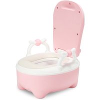 Vingo - Kinder Töpfchen und Toilette für Babys, Babytopf mit WC-Funktion, Kinder Toilettensitz und Trainer mit Griffen und rutschfestem Design Rose von VINGO