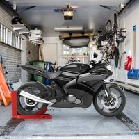 Tolletour - swanew Motorradständer 9 Löcher , Mobile Motorrad Ständer aus Stahl Radwippe Motorradwippe Motorrad Radklemme (3 Stück) von TOLLETOUR