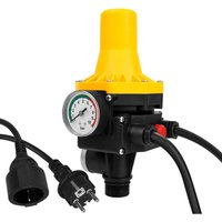 Pumpensteuerung Druckschalter Tiefbrunnen Pumpenschalter Hauswasserwerk Automatik 1.5bar.-6bar gelb mit Kabel - Vingo von VINGO