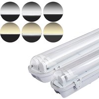 Vingo - led Feuchtraumleuchte a++, 24w Weiss 1.5m, AquMMWT-Promo IP65, led Roehre, fürBadzimmer / Garage /Wannenleuchte von VINGO