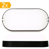 Vingo - swanew 2x led Feuchtraumleuchte Deckenleuchten Ovalleuchte IP54 Garage 15W Weiß Badlampe Lamp Bürolamp Vingo - swanew 2x led Feuchtraumleuchte Deckenleuchten Ovalleuchte IP54 Garage 15W Weiß Badlampe Lamp Bürolamp von VINGO