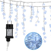 Vingo - swanew 400 led Eisregen Eiszapfen Deko Weihnachten Fenster Lichterkette Außen,KaltWeiß Vingo - swanew 400 led Eisregen Eiszapfen Deko Weihnachten Fenster Lichterkette Außen,KaltWeiß von VINGO