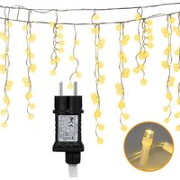 Vingo - swanew 400 led Eisregen Eiszapfen Deko Weihnachten Fenster Lichterkette Außen,Warmweiß Vingo - swanew 400 led Eisregen Eiszapfen Deko Weihnachten Fenster Lichterkette Außen,Warmweiß von VINGO