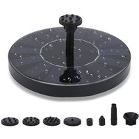 Vingo - swanew SolarPumpe Gartenpumpen Springbrunnen Schwimmender Terrasse Fisch-Behälter Teich 1.5 w Pumpe von VINGO