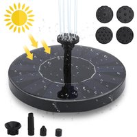 Swanew SolarPumpe Solarpumpen Solar Springbrunnen Gartenpumpen 1.5W Solar Teichpumpe mit 6 Fontänenstile für Garten Teich Aquarium Vogel-Bad Swanew SolarPumpe Solarpumpen Solar Springbrunnen Gartenpumpen 1.5W Solar Teichpumpe mit 6 Fontänenstile für Garten Teich Aquarium Vogel-Bad von VINGO