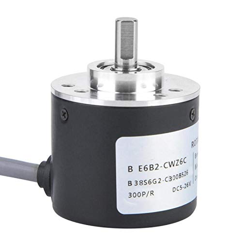 VINGVO Encoder, 38 mm Durchmesser Kompaktes Leichtgewicht E6B2-CWZ6C Encoder für die Industrie für zu(300P/R) von VINGVO