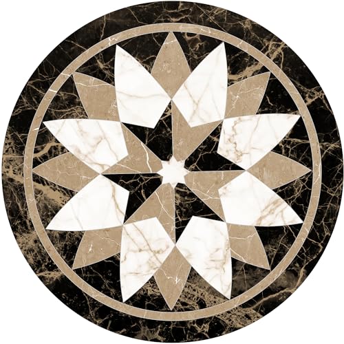 Viniliko, Vinylteppich, Kompass Rose [Diam] 100 cm von VINILIKO