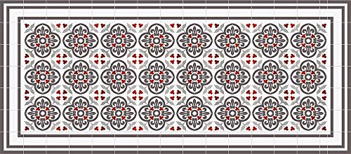 Viniliko Concret Red Vinylteppich, Mehrfarbig, 66 x 150 cm Viniliko Concret Red Vinylteppich, Mehrfarbig, 66 x 150 cm von VINILIKO