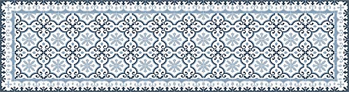 Viniliko Victorian Blue Vinylteppich, Mehrfarbig, 66 x 250 cm von VINILIKO
