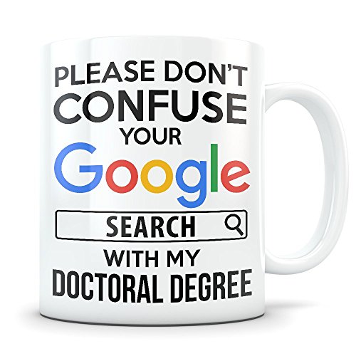 PHD Graduation Gifts - Doctor of Philosophy Graduates - Medical School Coffee Mug for Men and Women Students Class of 2018 - Funny Grad Diploma or Academic Degree Congratulations von VINMEA