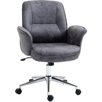 Vinsetto - Bürostuhl mit Wippfunktion Schreibtischstuhl höhenverstellbarer Drehstuhl ergonomischer Arbeitsstuhl modern Belastbar bis 120 kg von VINSETTO