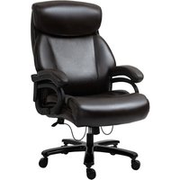 Vinsetto - Bürostuhl Chefsessel Gaming Stuhl Drehstuhl Wippfunktion Dicke Polsterung 180 kg Belastbarkeit ergonomisches Design höhenverstellbar von VINSETTO