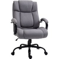 Vinsetto - Bürostuhl, Ergonomischer Chefsessel, Gepolsterter Schreibtischstuhl mit Armlehne, Höhenverstellbarer Drehstuhl mit Wippfunktion, von VINSETTO