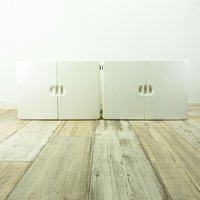 1960S White Italian Design Midcentury Bathroom Medicine Cabinets Spluga By cm Torino 1 Of 2 von VINTARAMAcom