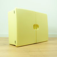 Original 1960S Vanilla Yellow Italian Design Medicine Cabinet Spluga By cm Torino Original 1960S Vanilla Yellow Italian Design Medicine Cabinet Spluga By cm Torino von VINTARAMAcom
