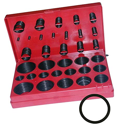 VINTEC 74505 O-Ring Sortiment VT 419-tlg. (im praktischen Sortimentskasten, metrisch, schwarz, ø 5-50 mm) von VINTEC