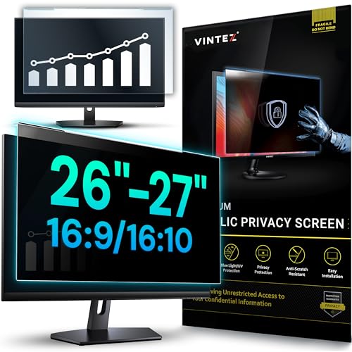 VINTEZ Universal Blickschutzfilter für Breitbild-Computermonitore, 612 x 384 mm, Seitenverhältnis 16:9/16:10 VINTEZ Universal Blickschutzfilter für Breitbild-Computermonitore, 612 x 384 mm, Seitenverhältnis 16:9/16:10 von VINTEZ