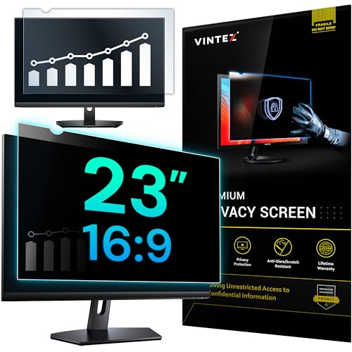 Vintez 23 Zoll 16:9 Seitenverhältnis Computer-Datenschutzfilter für Breitbild-Computermonitor - Anti-Blend - Anti-Kratzer-Schutzfolie für die Vertraulichkeit von Daten Vintez 23 Zoll 16:9 Seitenverhältnis Computer-Datenschutzfilter für Breitbild-Computermonitor - Anti-Blend - Anti-Kratzer-Schutzfolie für die Vertraulichkeit von Daten von VINTEZ