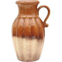 Mid Century Scheurich Keramik Design Muster 492-26, Mcm West Germany Vase von VINTIS