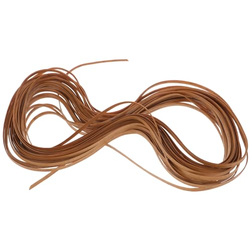 VINTORKY 1 Rolle Rattan Webmaterial für DIY Projekte Breites Flaches Kunststoff Rattan zur Reparatur von Balkonmöbeln Stühlen und Sofas Langlebig und Farbecht von VINTORKY