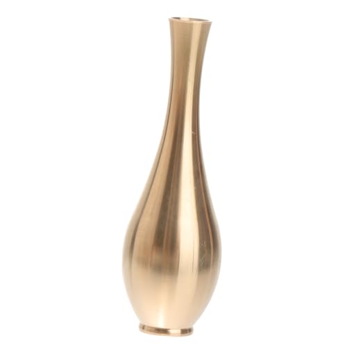 VINTORKY Retro Mini Kupfer Blumenvase Buddha Ornamente Hausdekoration Blumensträuße Geeignet Für Homeoffice Hotel von VINTORKY