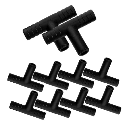 VINTORKY 10Stücke Brunnenbauteile für Schreibtisch Wasserfall T Förmige Schlauchadapter Schnellkupplung für Kreative DIY Dekoration Robust und Langlebig für Zen von VINTORKY
