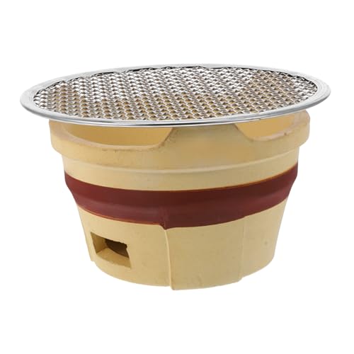 VINTORKY 1Satz Holzkohlegrill Set Tragbarer Grillofen für Bbq Outdoor Picknick Robustes Design Hohe Temperaturbeständigkeit für Camping und Gartenfeiern Grillrost VINTORKY 1Satz Holzkohlegrill Set Tragbarer Grillofen für Bbq Outdoor Picknick Robustes Design Hohe Temperaturbeständigkeit für Camping und Gartenfeiern Grillrost von VINTORKY