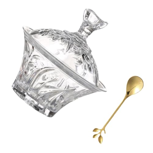 VINTORKY 1Satz Obstschale mit Deckel und Löffel für Desserts und Obst Design Leicht zu Reinigen und Langlebig für Partys und Veranstaltungen von VINTORKY