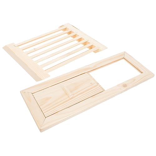 VINTORKY 1Satz Sauna Jalousien mit Einstellbaren Luftlücken Ventilationsgitter für Sauna und Dampfbadnutzung Robustes zu Installieren Temperatur und Feuchtigkeitsbeständig von VINTORKY