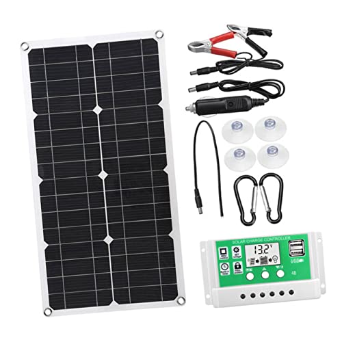 VINTORKY 1Satz Solarpanel Kit für Outdoor Notfallstromversorgung Tragbares mit Controller für Camping Radfahren und Reisen Energieeffizient und von VINTORKY