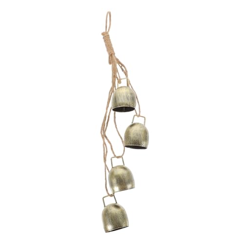 VINTORKY 1Satz Vintage Kuhglocke aus Metall mit Hanfseil Rustikale Hängende Dekoration für Weihnachten mit Glocken Klangvolle Wanddekoration für Zuhause und Partys VINTORKY 1Satz Vintage Kuhglocke aus Metall mit Hanfseil Rustikale Hängende Dekoration für Weihnachten mit Glocken Klangvolle Wanddekoration für Zuhause und Partys von VINTORKY