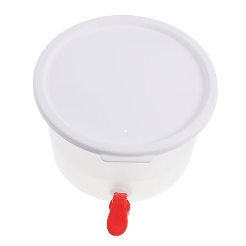 VINTORKY 1Stück Kühlschrank Wasserbehälter mit Wasserhahn Wasser Kettle Weiß für Zuhause Hotels Restaurants Einfache Befüllung und Nutzung von VINTORKY