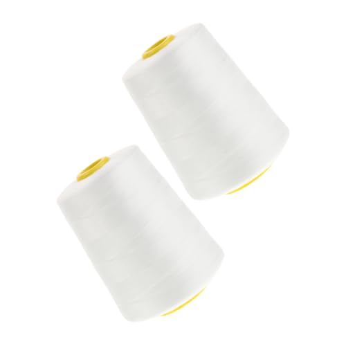 VINTORKY 2 Rollen Starkes Nähgarn Yards Polyester Nähfaden für Nähmaschine Handnähen Quilten Weich Strapazierfähig Effizient für DIY Haushaltsbedarf VINTORKY 2 Rollen Starkes Nähgarn Yards Polyester Nähfaden für Nähmaschine Handnähen Quilten Weich Strapazierfähig Effizient für DIY Haushaltsbedarf von VINTORKY