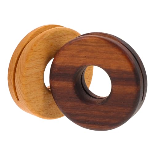 VINTORKY 2 STÜCK Runde Holz Verschlussclips Natürliche Buche und Schwarznuss Wiederverwendbare Beutelklammern für Lebensmittel Luftdichte Tütenverschlüsse für Küche Büro Zuhause und Snacks VINTORKY 2 STÜCK Runde Holz Verschlussclips Natürliche Buche und Schwarznuss Wiederverwendbare Beutelklammern für Lebensmittel Luftdichte Tütenverschlüsse für Küche Büro Zuhause und Snacks von VINTORKY