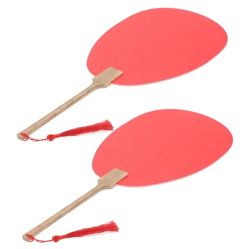 VINTORKY 2 Stück Blanko Handfächer aus Holzgriff Dicker Papierfächer für DIY Graffiti und Malerei Bastelbedarf Beidseitig Bemalbar Dekorativer Fächer für Kreative Gestaltung VINTORKY 2 Stück Blanko Handfächer aus Holzgriff Dicker Papierfächer für DIY Graffiti und Malerei Bastelbedarf Beidseitig Bemalbar Dekorativer Fächer für Kreative Gestaltung von VINTORKY