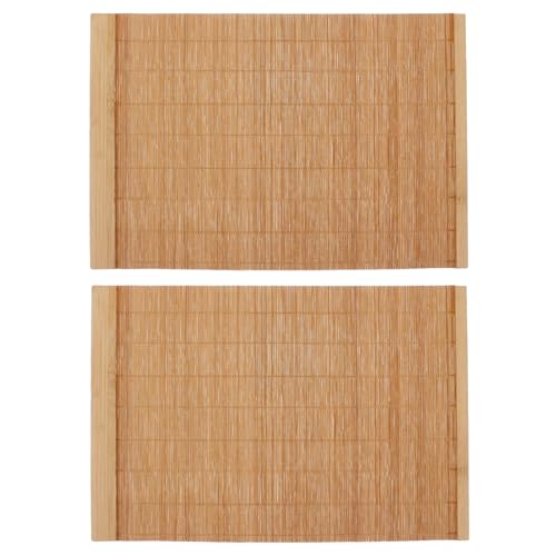 VINTORKY 2 Stück Holz Tischsets rutschfeste Hitzebeständige Platzdeckchen für Zuhause Restaurant und Partys Elegant und Isolierend VINTORKY 2 Stück Holz Tischsets rutschfeste Hitzebeständige Platzdeckchen für Zuhause Restaurant und Partys Elegant und Isolierend von VINTORKY