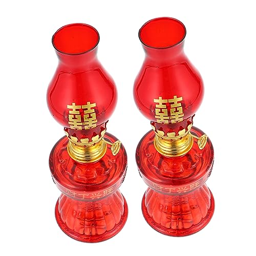 VINTORKY 2stücke Vintage Kerosinlampen Rote Öllampen Für Hochzeiten Und Dekorative Tischlichter Für Gemütliche Abende Und Besondere Anlässe VINTORKY 2stücke Vintage Kerosinlampen Rote Öllampen Für Hochzeiten Und Dekorative Tischlichter Für Gemütliche Abende Und Besondere Anlässe von VINTORKY