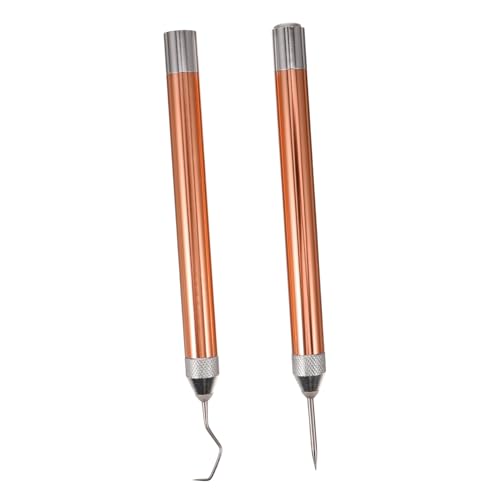 VINTORKY 2 Stück Teiliges DIY Jätwerkzeug mit LED Kompatibel mit Präzise und Gravurwerkzeuge für Bastelprojekte für Sticker und Prägung VINTORKY 2 Stück Teiliges DIY Jätwerkzeug mit LED Kompatibel mit Präzise und Gravurwerkzeuge für Bastelprojekte für Sticker und Prägung von VINTORKY