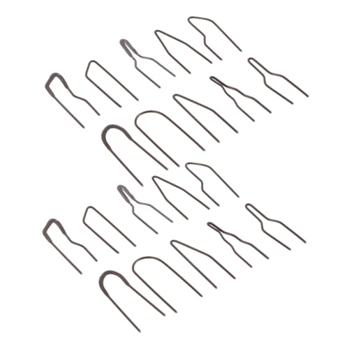 VINTORKY 20 Stück Teiliges Hochtemperatur Beständige Brennspitzen für Holzbrandmalerei Präzise Pyrographie Nibs für DIY Holz Leder und Papiergravur Langlebige Drahtspitzen für Detailliertes von VINTORKY