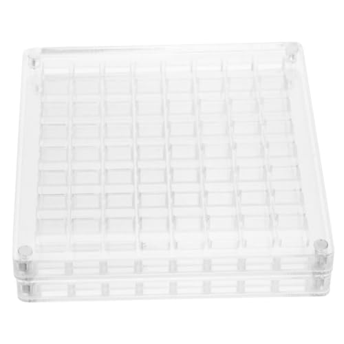 VINTORKY 2stücke Transparente Muschel-displaybox Aus Acryl Multi-Grid-Organizer Für Mini-steinproben Und Nagel-Charms Muschelsammlung-aufbewahrungsbox von VINTORKY