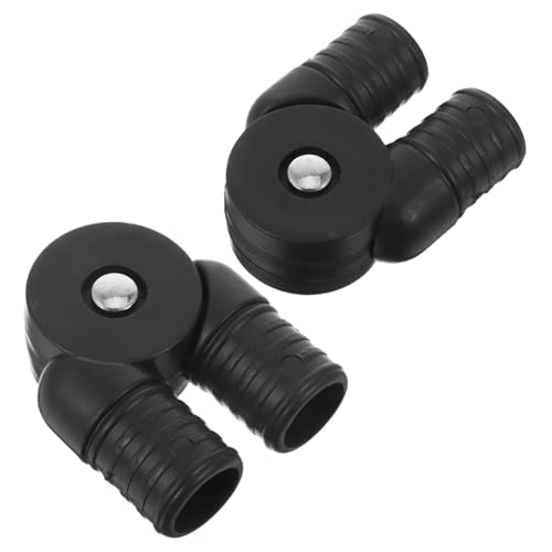 VINTORKY 2pcs Lecliner Stuhr Tube Adapter Strandstuhl Scharnierklappstuhl -Rohr -Adapter Lieger Stuhl Installation Anpassung Rattan Lounge Stuhl Teil von VINTORKY
