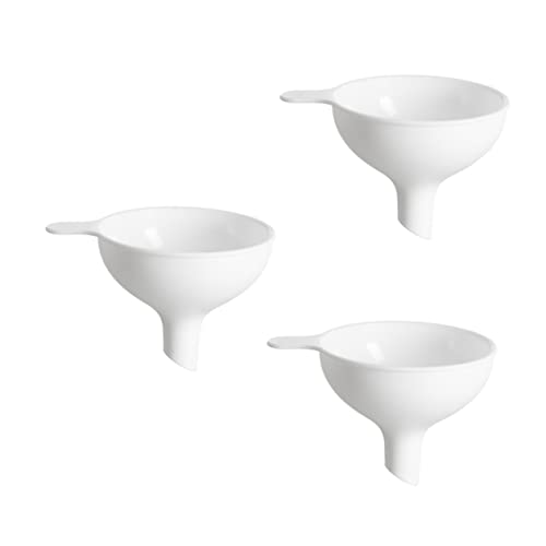VINTORKY 3 Stück Multifunktioneller Ölgieß Tülle kleine Trichter Essigtrichter Kochen Saucen Mini Kochtrichter kleiner Trichter klar Trichterplastik Essig Trichter pp Weiß von VINTORKY