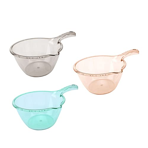 VINTORKY 3 Stück Verdickter Handlöffel Küchenkelle Schaufeln Servierbesteck Scoop plastiklöffel Plastikschöpflöffel küchenutensilien Schöpfkellen zum Kochen Servierkelle Löffel das Haustier von VINTORKY