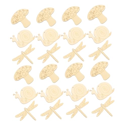 VINTORKY 30 Stück Teiliges Holzscheiben zum Bemalen Unbehandelte Holzspäne mit Glatter Oberfläche Vielseitig für DIY Bastelprojekte Runde und Kreative Formen für Individuelle Holzornamente VINTORKY 30 Stück Teiliges Holzscheiben zum Bemalen Unbehandelte Holzspäne mit Glatter Oberfläche Vielseitig für DIY Bastelprojekte Runde und Kreative Formen für Individuelle Holzornamente von VINTORKY