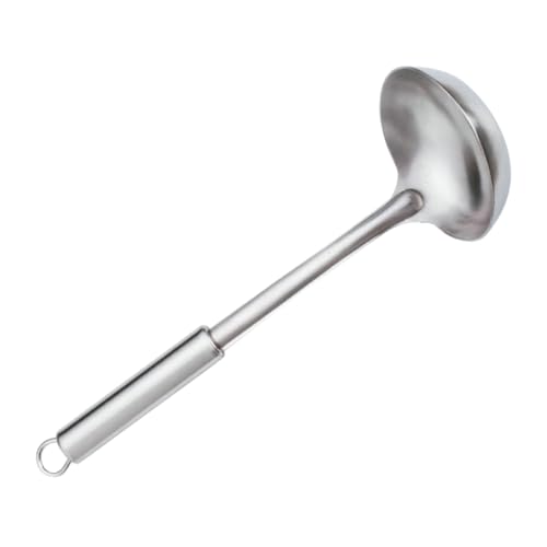 VINTORKY 304 Suppenlöffel Kochgeschirr Küchenutensilien Verdickter Schöpflöffel Zum Servieren Von Suppe Suppenkelle Schöpfkellen Zum Kochen Rührlöffel Aus Metall Utensil Aus von VINTORKY