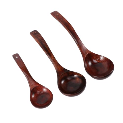 VINTORKY 3Stücke Teiliges Holz Suppenkelle mit Langem Griff Natürliche Nanmu für Kochen und Servieren VINTORKY 3Stücke Teiliges Holz Suppenkelle mit Langem Griff Natürliche Nanmu für Kochen und Servieren von VINTORKY